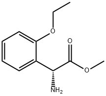 METHYL (2R)-2-AMINO-2-(2-ETHOXYPHENYL)ACETATE 结构式