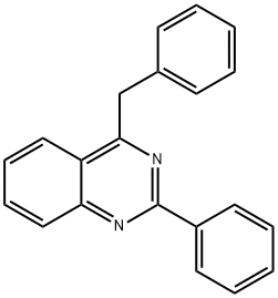 2-phenyl-4-benzylquinazoline, 119931-35-0, 结构式