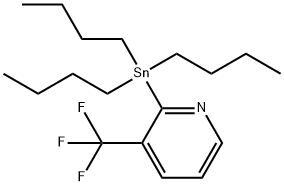 2-(三丁基锡)-3-三氟甲基吡啶, 1204580-78-8, 结构式