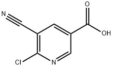 5-氰基-6-氯烟酸,1206969-20-1,结构式