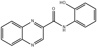 N-(2-Hydroxyphenyl)quinoxaline-2-carboxamide Structure