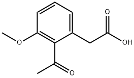 2-Acetyl-3-Methoxybenzeneacetic Acid Structure