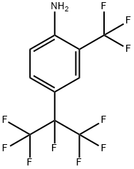 2-三氟甲基-4-(七氟异丙基)苯胺,1207314-85-9,结构式