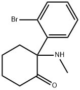 Cyclohexanone, 2-(2-bromophenyl)-2-(methylamino)- 结构式
