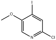 2-氯-4-碘-5-甲氧基吡啶, 1211516-07-2, 结构式