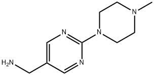 (2-(4-甲基哌嗪-1-基)嘧啶-5-基)甲胺,1211528-97-0,结构式