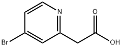 2-(4-溴吡啶-2-基)乙酸 结构式