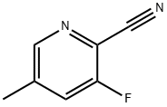 3-氟-5-甲基-2-吡啶甲腈,1211582-53-4,结构式