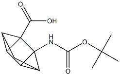 5-[(TERT-BUTOXYCARBONYL)AMINO]TETRACYCLO[3.2.0.0(2,7).0(4,6)]HEPTANE-1-CARBOXYLIC ACID 结构式