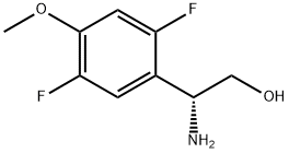 (2R)-2-AMINO-2-(2,5-DIFLUORO-4-METHOXYPHENYL)ETHAN-1-OL 结构式