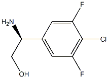 (2S)-2-AMINO-2-(4-CHLORO-3,5-DIFLUOROPHENYL)ETHAN-1-OL Struktur