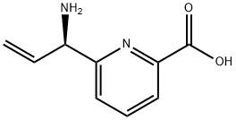 6-((1R)-1-AMINOPROP-2-ENYL)PYRIDINE-2-CARBOXYLIC ACID 结构式