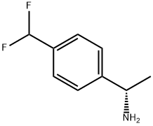 (1S)-1-[4-(DIFLUOROMETHYL)PHENYL]ETHYLAMINE, 1213446-58-2, 结构式