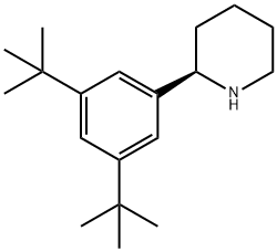 (2R)-2-[3,5-BIS(TERT-BUTYL)PHENYL]PIPERIDINE Structure