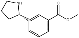 METHYL 3-((2S)PYRROLIDIN-2-YL)BENZOATE Structure