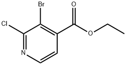 Ethyl 3-bromo-2-chloroisonicotinate Struktur