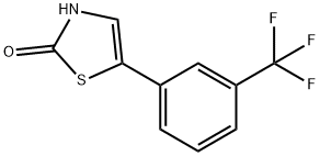 2-Hydroxy-5-(3-trifluoromethylphenyl)thiazole Struktur