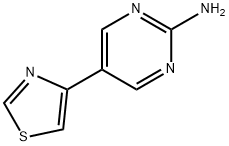 4-(2-Amino-5-pyrimidyl)thiazole Struktur