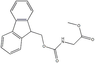 methyl 2-((((9H-fluoren-9-yl)methoxy)carbonyl)amino)acetate Structure