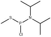 Phosphoramidochloridothious acid, bis(1-methylethyl)-, methyl ester (9CI) Struktur