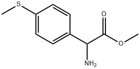 methyl 2-amino-2-(4-(methylthio)phenyl)acetate,1218478-37-5,结构式