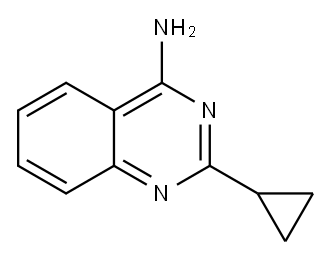 4-Amino-2-(cyclopropyl)quinazoline Structure