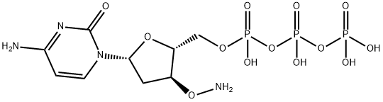 3'-O-Amino-2'-deoxycytidine 5'-triphosphate Struktur