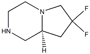 (S)-7,7-二氟八氢吡咯并[1,2-A]吡嗪,1222710-79-3,结构式
