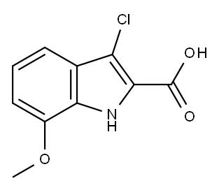 1225058-93-4 3-chloro-7-methoxy-1H-indole-2-carboxylic acid