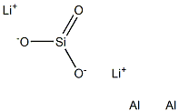 Silicic acid aluminumlithium salt Structure
