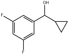 cyclopropyl(3,5-difluorophenyl)methanol 结构式