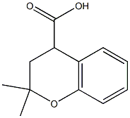 2,2-dimethylchromane-4-carboxylic acid Structure