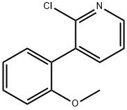 2-Chloro-3-(2-methoxyphenyl)pyridine,1225682-75-6,结构式