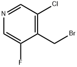 4-Bromomethyl-3-chloro-5-fluoro-pyridine Structure