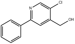 5-Chloro-2-phenylpyridine-4-methanol Struktur