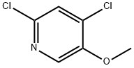 2,4-DICHLORO-5-METHOXYPYRIDINE, 1227597-40-1, 结构式