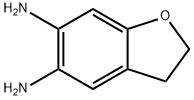 2,3-dihydrobenzofuran-5,6-diamine Struktur