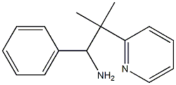 2-methyl-1-phenyl-2-(pyridin-2-yl)propan-1-amine Struktur