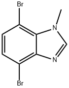 4,7-DIBROMO-1-METHYL-1H-BENZO[D]IMIDAZOLE,1235442-60-0,结构式