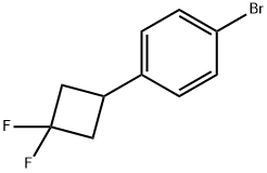 1-Bromo-4-(3,3-difluorocyclobutyl)benzene Structure