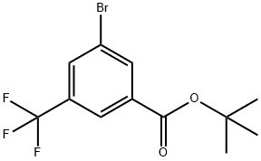 3-Bromo-5-trifluoromethyl-benzoic acid tert-butyl ester Struktur
