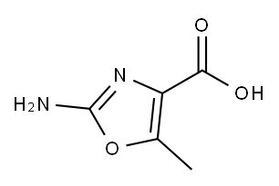 2-amino-5-methyl-1,3-oxazole-4-carboxylic acid Structure