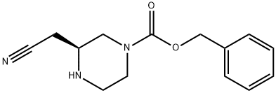 benzyl (S)-3-(cyanomethyl)piperazine-1-carboxylate|(S)-3-(氰基甲基)哌嗪-1-羧酸苄酯