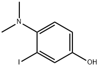 Phenol, 4-(dimethylamino)-3-iodo- Structure
