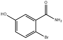 2-Bromo-5-hydroxy-benzamide Struktur
