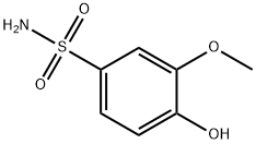 Benzenesulfonamide, 4-hydroxy-3-methoxy- Structure