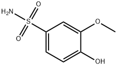4-羟基-3-甲氧基苯磺酰胺 结构式