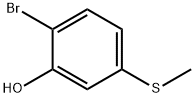 2-bromo-5-(methylthio)phenol Struktur