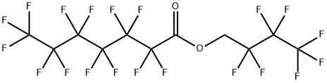 2,2,3,3,4,4,4-Heptafluorobutyl perfluoroheptanoate Structure