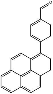 4-(pyren-1-yl)benzaldehyde Struktur